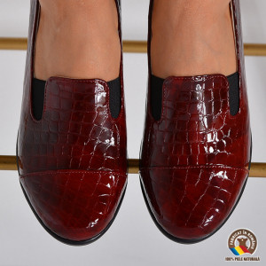 Pantofi Dama Piele Naturala Crina Bordo- Need 4 Shoes