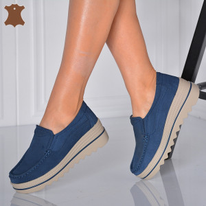 Pantofi Dama Piele Naturala Ibo Navy- Need 4 Shoes