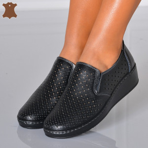 Pantofi Dama Piele Naturala Ilona Negri - Need 4 Shoes