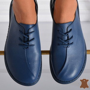 Pantofi Dama Piele Naturala Letitia Navy- Need 4 Shoes