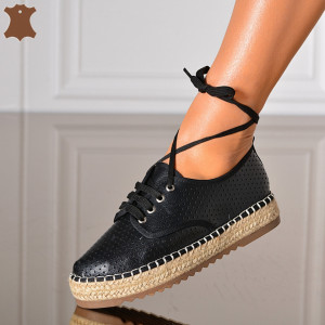Pantofi Dama Piele Naturala Mera Negri - Need 4 Shoes