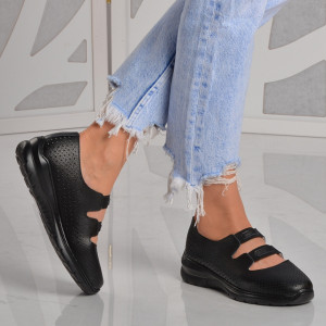 Pantofi Dama Piele Naturala Rimini Negri - Need 4 Shoes