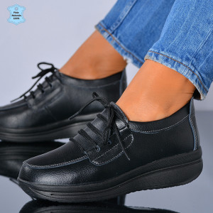 Pantofi Dama Piele Naturala Santa Negri- Need 4 Shoes