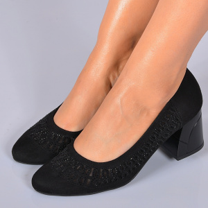 Pantofi Cu Toc Dama Carla 2 Negri- Need 4 Shoes