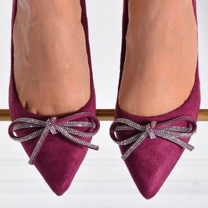 Pantofi Cu Toc Dama Carlina  Mov- Need 4 Shoes