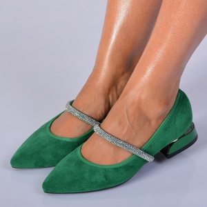 Pantofi Cu Toc Dama Flavy 2 Verzi- Need 4 Shoes