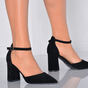Pantofi Cu Toc Dama Karen Negri - Need 4 Shoes