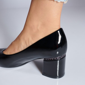 Pantofi Cu Toc Dama Luiza Negri- Need 4 Shoes
