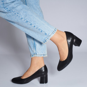 Pantofi Cu Toc Dama Nora Negri- Need 4 Shoes