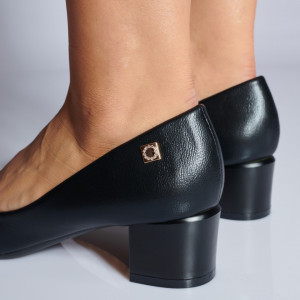 Pantofi Cu Toc Dama Ramona Negri- Need 4 Shoes