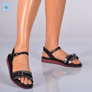 Sandale Dama Piele Naturala Lucia 14 Negre- Need 4 Shoes