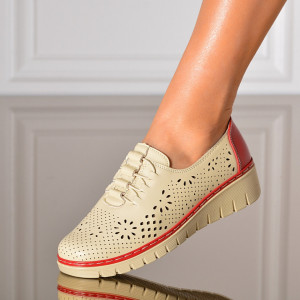 Pantofi Cu Platforma Siena Bej- Need 4 Shoes