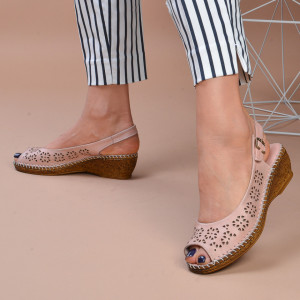 Sandale Piele Naturala Dori Roz - Need 4 Shoes