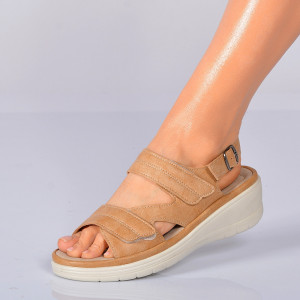 Sandale Cu Platforma Cedra Kaki- Need 4 Shoes