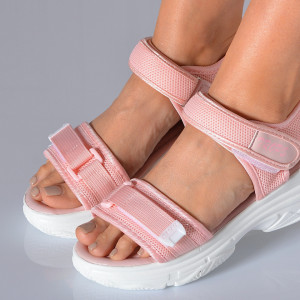 Sandale Cu Platforma Salima Roz- Need 4 Shoes