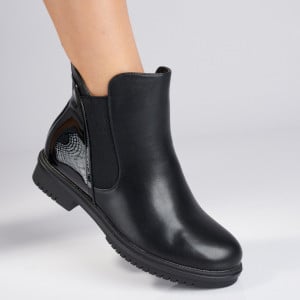 Ghete Dama Casual Gino Negre-Need 4 Shoes