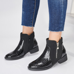 Ghete Dama Casual Zuria Negre-Need 4 Shoes