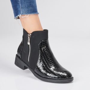 Ghete Dama Casual Zuria Negre-Need 4 Shoes