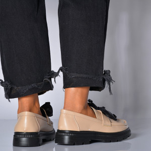 Pantofi Casual Dama Andrada Bej- Need 4 Shoes