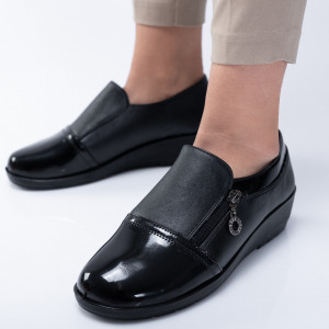 Pantofi Casual Dama Fedora Negri- Need 4 Shoes
