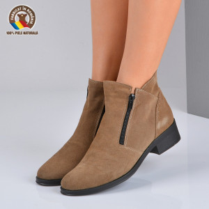 Ghete Dama Piele Naturala Bety 2 Bej- Need 4 Shoes