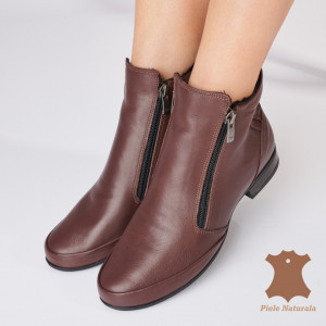 Ghete Dama Piele Naturala Hazal  4 Maro- Need 4 Shoes
