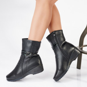 Ghete Dama Imblanite Ara 10 Negre- Need 4 Shoes