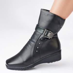 Ghete Dama Imblanite Ara 5 Negre- Need 4 Shoes