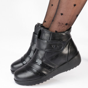 Ghete Dama Imblanite Hilda 6 Negre - Need 4 Shoes