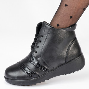 Ghete Dama Imblanite Hilda 9 Negre- Need 4 Shoes