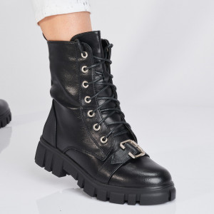 Ghete Dama Imblanite Ludres Negre-Need 4 Shoes
