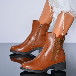 Ghete Dama Imblanite Milena Camel- Need 4 Shoes