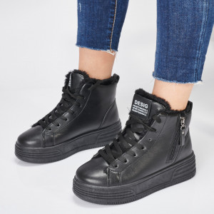 Ghete Dama Imblanite Timmy Negre - Need 4 Shoes
