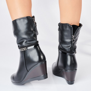 Cizme Dama Imblanite Anda Negre - Need 4 Shoes