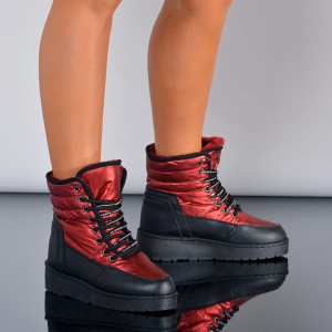 Cizme Dama Imblanite Bertina Bordo- Need 4 Shoes