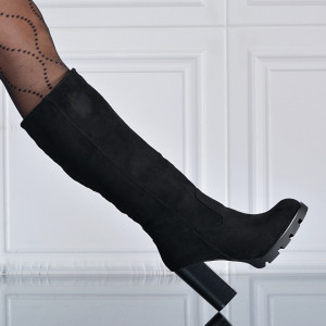 Cizme Dama Imblanite Xiena Negre - Need 4 Shoes