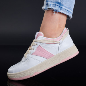 Tenisi Dama Adelin Alb/Roz- Need 4 Shoes