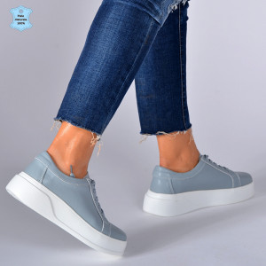 Adidasi Dama Piele Naturala Ares Gri- Need 4 Shoes