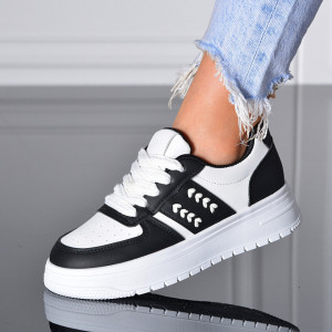 Adidasi Dama Celsy Alb/Negru- Need 4 Shoes