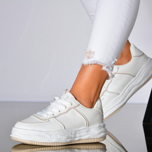 Adidasi Dama Karely Alb/Bej- Need 4 Shoes