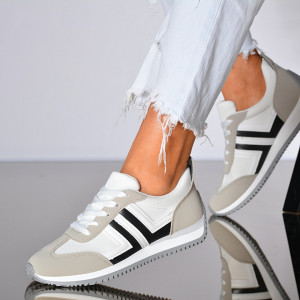Adidasi Dama Mirena Albi- Need 4 Shoes