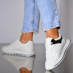 Adidasi Dama Naly 5 Alb/Negru- Need 4 Shoes