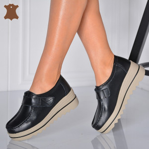 Pantofi Dama Piele Naturala Corso 5 Negri - Need 4 Shoes