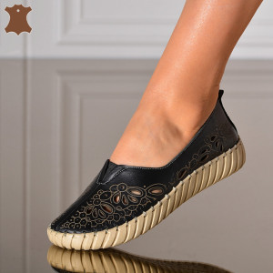 Pantofi Dama Piele Naturala Dalina Negri- Need 4 Shoes