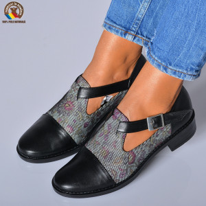 Pantofi Cu Toc Piele Naturala Edesa 3 Negri-Need 4 Shoes