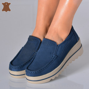 Pantofi Dama Piele Naturala Ibo Navy- Need 4 Shoes