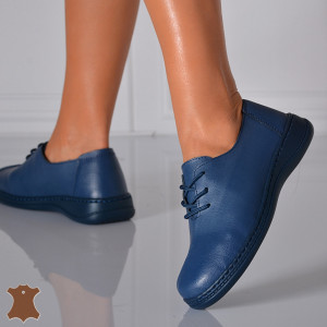 Pantofi Dama Piele Naturala Letitia Navy- Need 4 Shoes