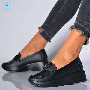 Pantofi Dama Piele Naturala Livia  Negri - Need 4 Shoes