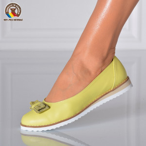 Pantofi Dama Piele Naturala Lolita Verzi- Need 4 Shoes