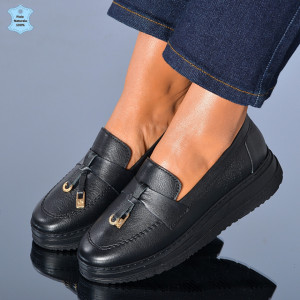 Pantofi Dama Piele Naturala Maira Negri - Need 4 Shoes